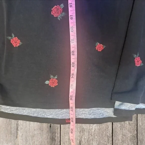 LuLaRoe Carly Simply Comfortable Perfect T Oversized Short Sleeve Floral Shirt S - Picture 6 of 10